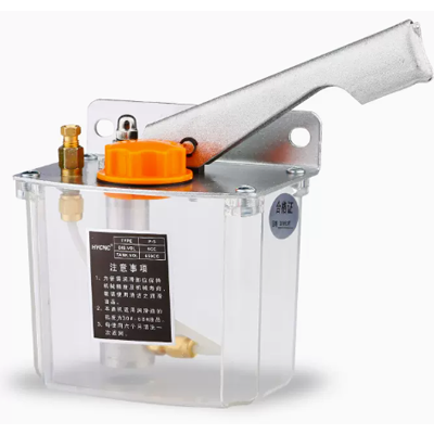 Engraved oil pump manual oil fill pump plastic transparent hand pressure oil pot