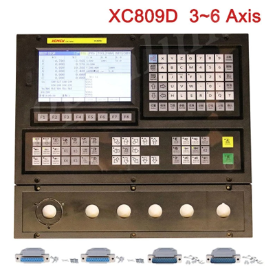 XC809D 3/4/5/6 Axis USB CNC Control System Controller Support FANUC G-code Offline Milling Boring Tapping Drilling Feeding