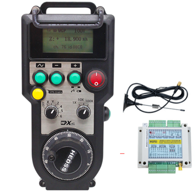 CNC mpg control with  LCD display and e stop button